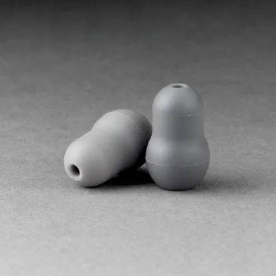 3M 37810 Littmann Snap Tight Soft-Sealing Eartips, Small, Grey (1 Pair)