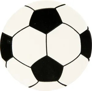5" Painted Wooden Shape: Soccer Ball