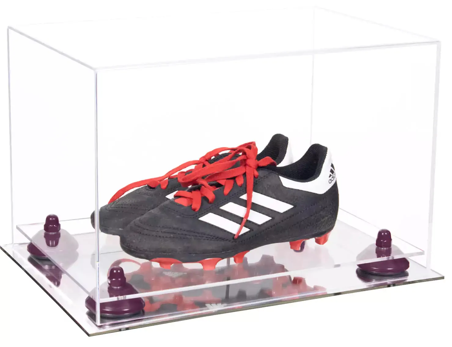 Acrylic Kids Shoes Display Case 12 x 8.25 x 8 - Clear (A004/V41)