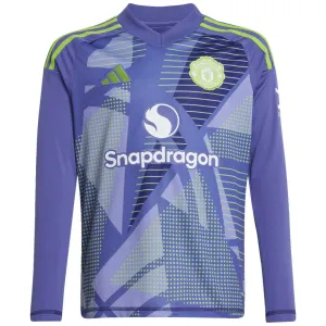 adidas Manchester United 2024/25 Kids Goalkeeper Jersey