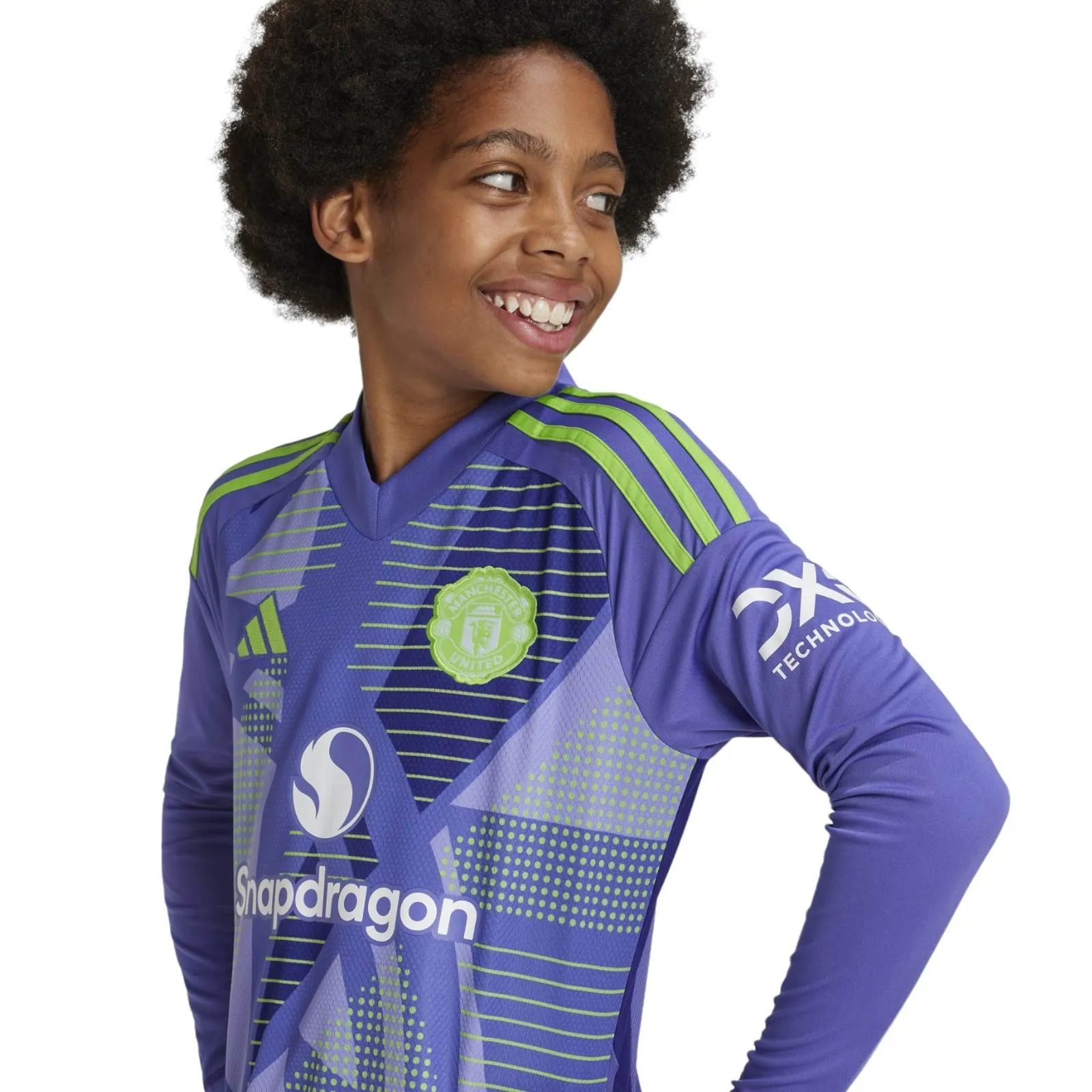 adidas Manchester United 2024/25 Kids Goalkeeper Jersey