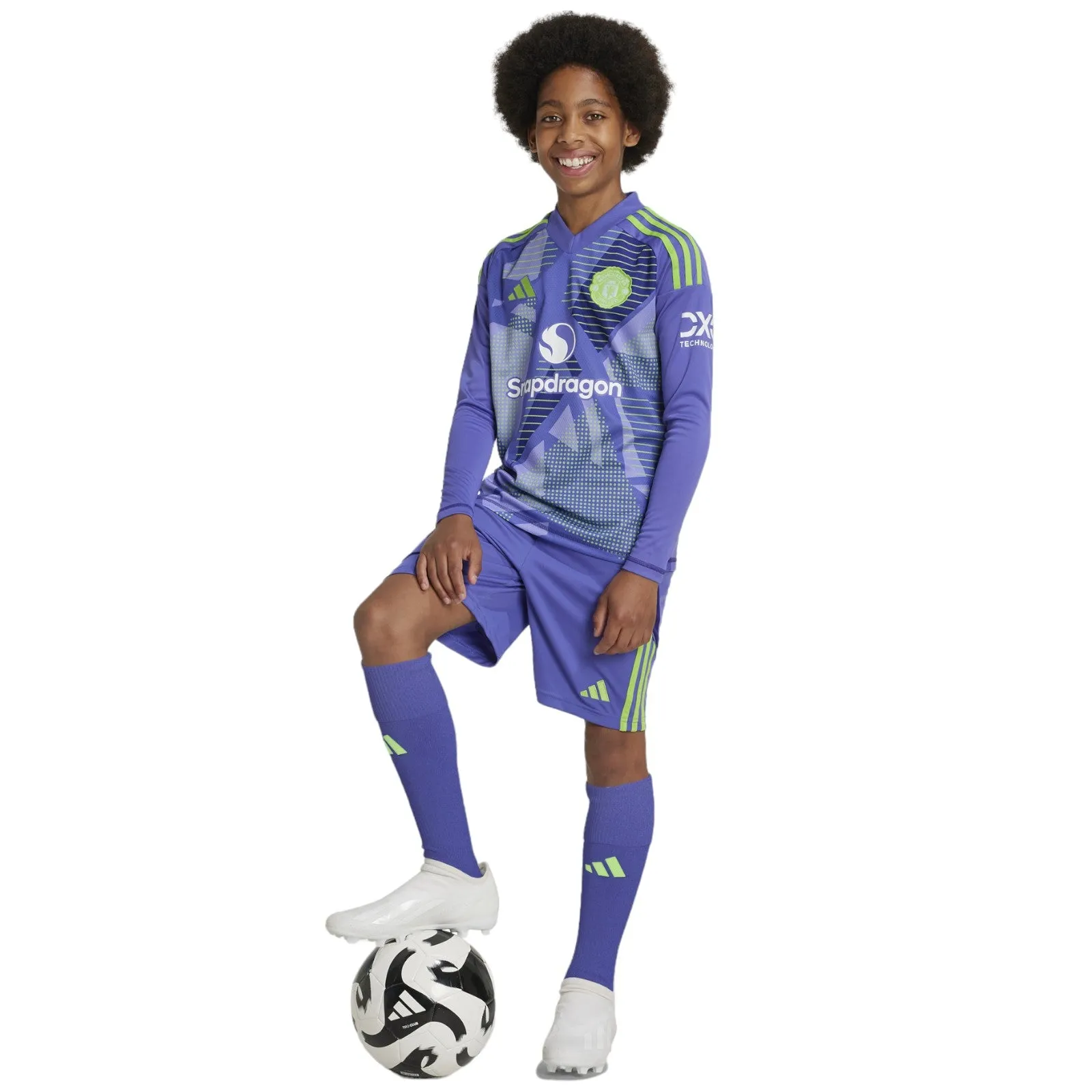 adidas Manchester United 2024/25 Kids Goalkeeper Jersey