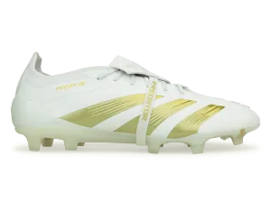 adidas Men's Predator Elite Foldover Tongue FG White/Gold