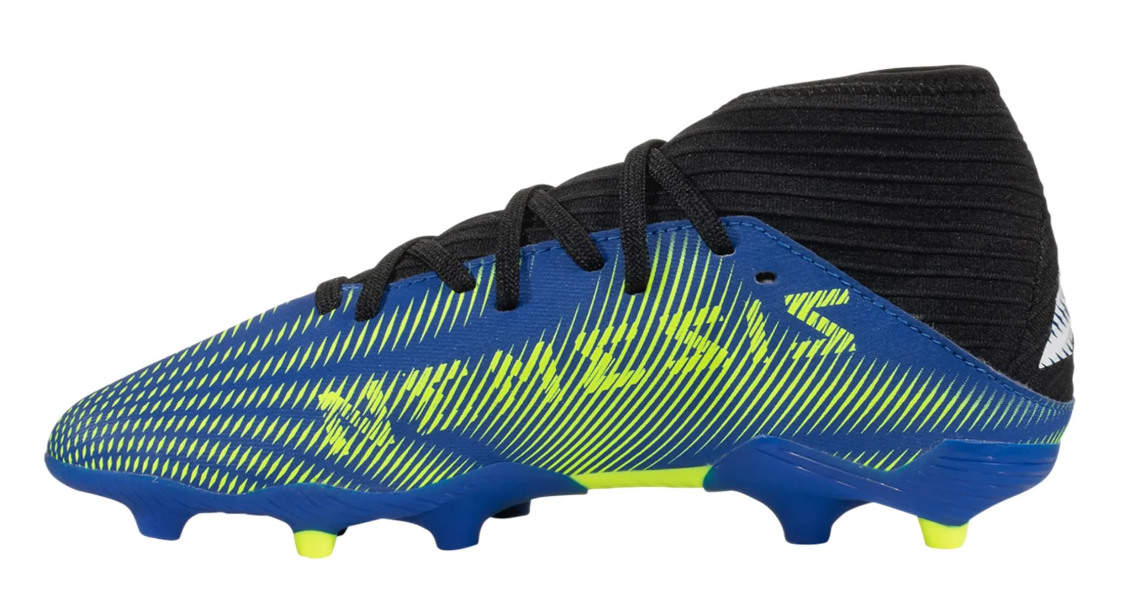 adidas Nemeziz 19.3 JUNIOR Firm Ground Cleat- Team Royal Blue/White/Solar Yellow