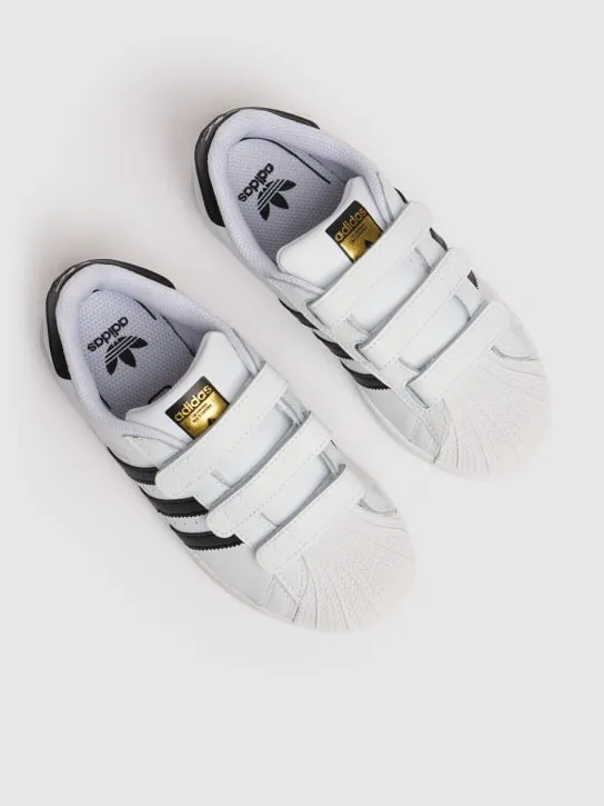 adidas Originals   Superstar strap sneakers 