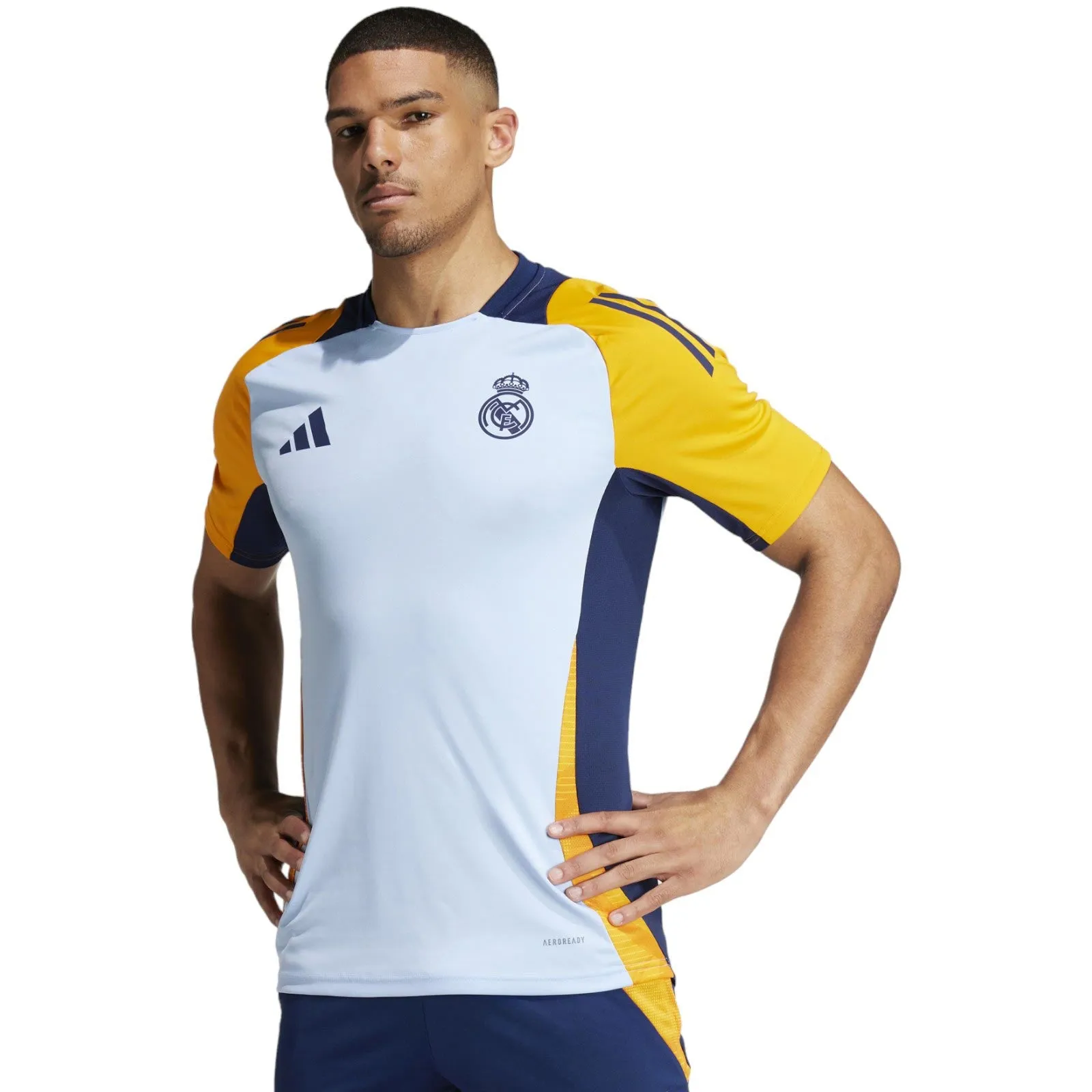 adidas Real Madrid 24 Train Jersey Blue