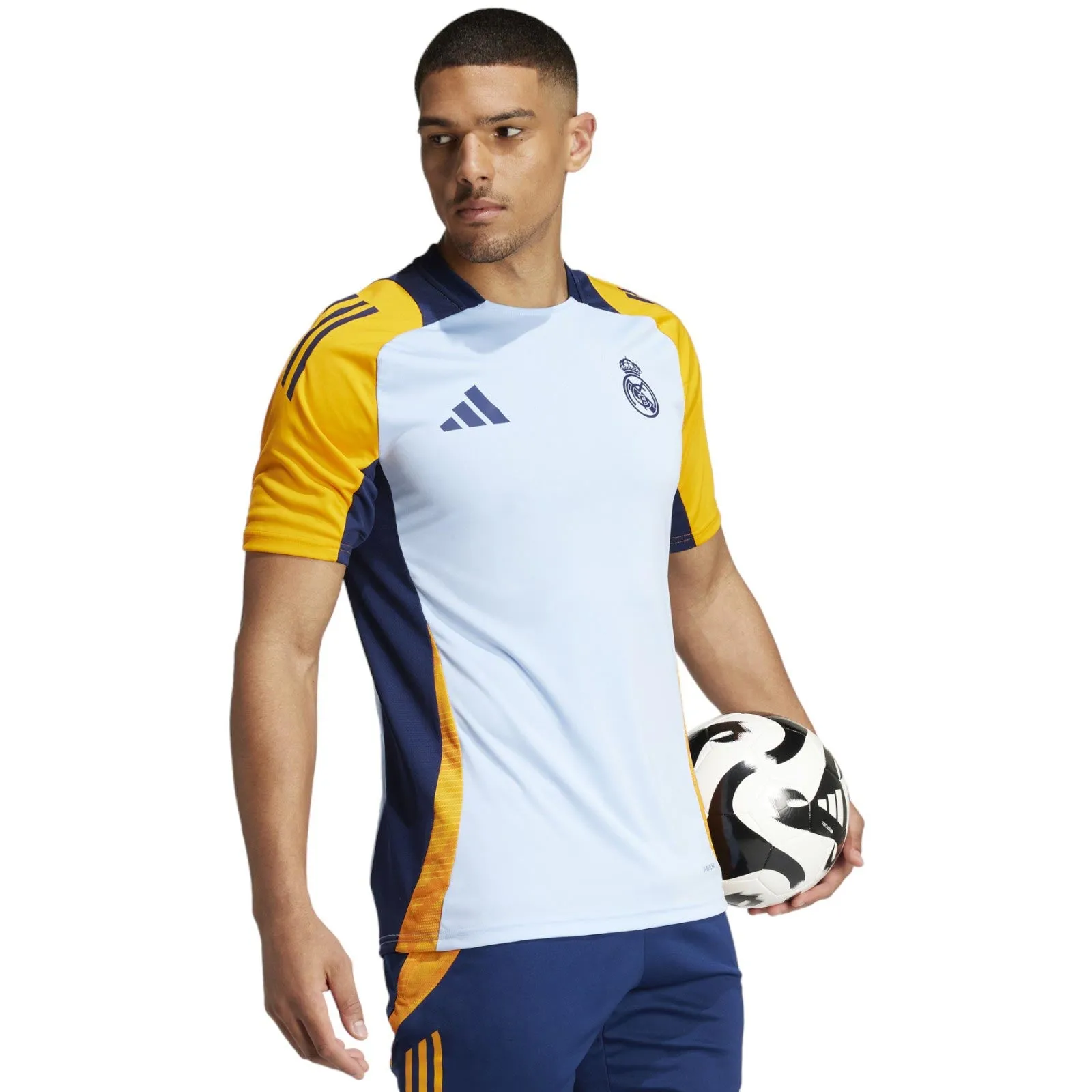 adidas Real Madrid 24 Train Jersey Blue