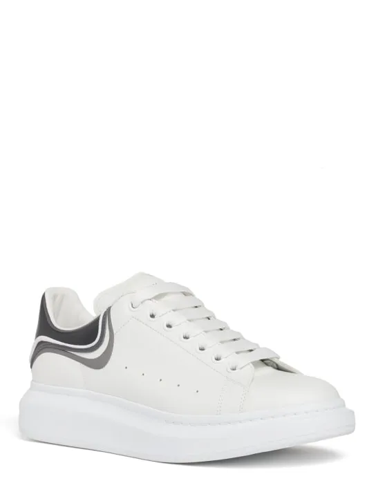 Alexander McQueen   45mm Oversized leather sneakers 