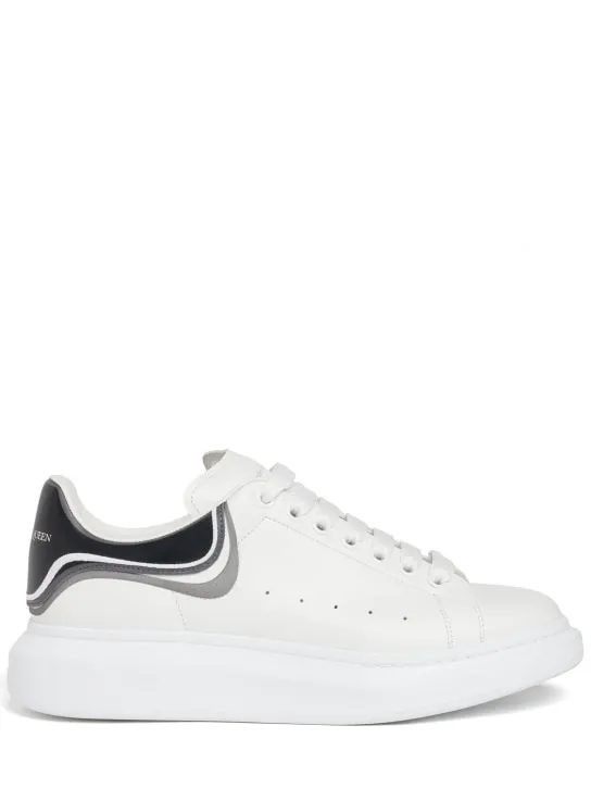 Alexander McQueen   45mm Oversized leather sneakers 