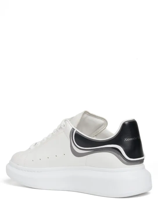Alexander McQueen   45mm Oversized leather sneakers 