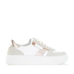 ALFIE & EVIE MILLER WHITE ROSE GOLD