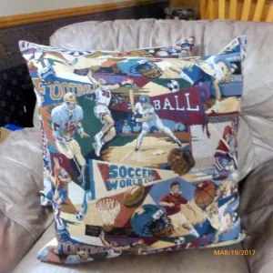 All Sports Pillow cover, Extra Large floor pillows, Tapestry pillow covers