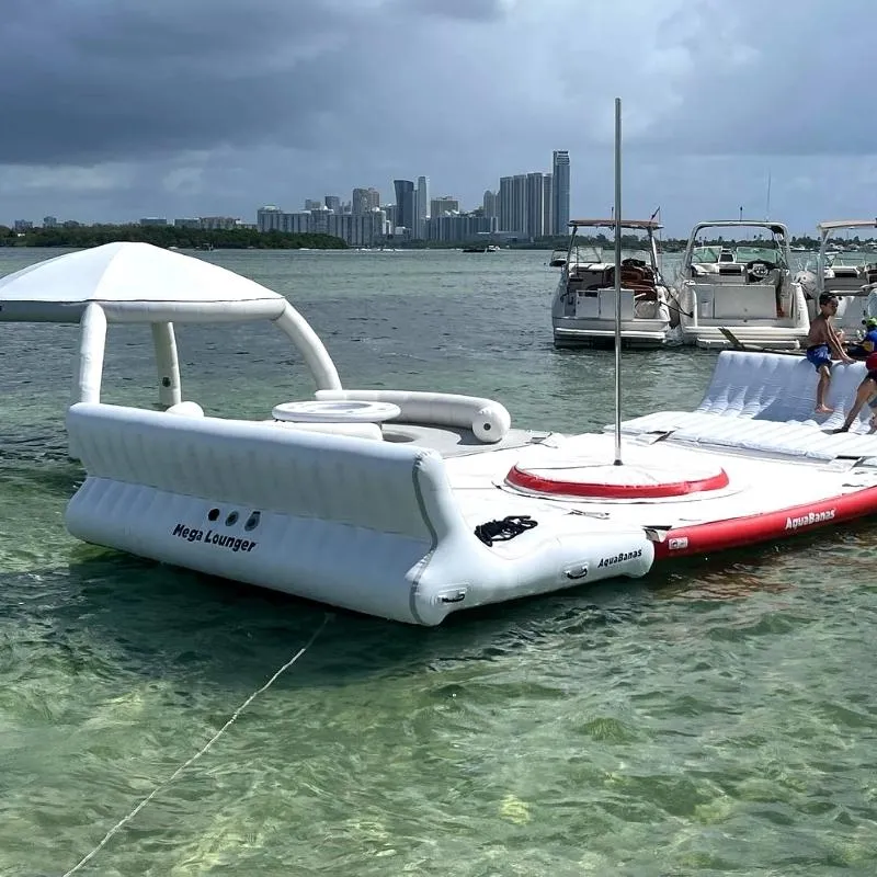 AquaBanas Mega Lounger™ Inflatable Platform