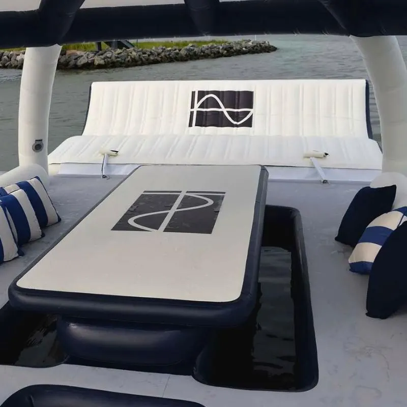 AquaBanas Mega Lounger™ Inflatable Platform