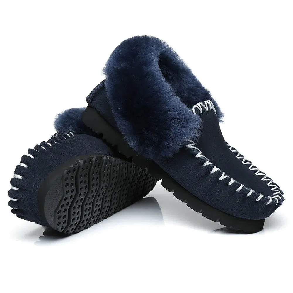 Australian Shepherd UGG MENS POPO MOCCASINS BIG SIZE #AS2024