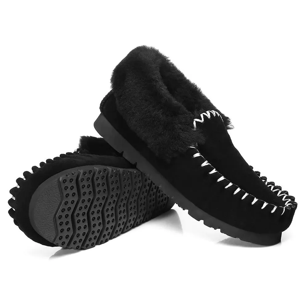 Australian Shepherd UGG MENS POPO MOCCASINS BIG SIZE #AS2024