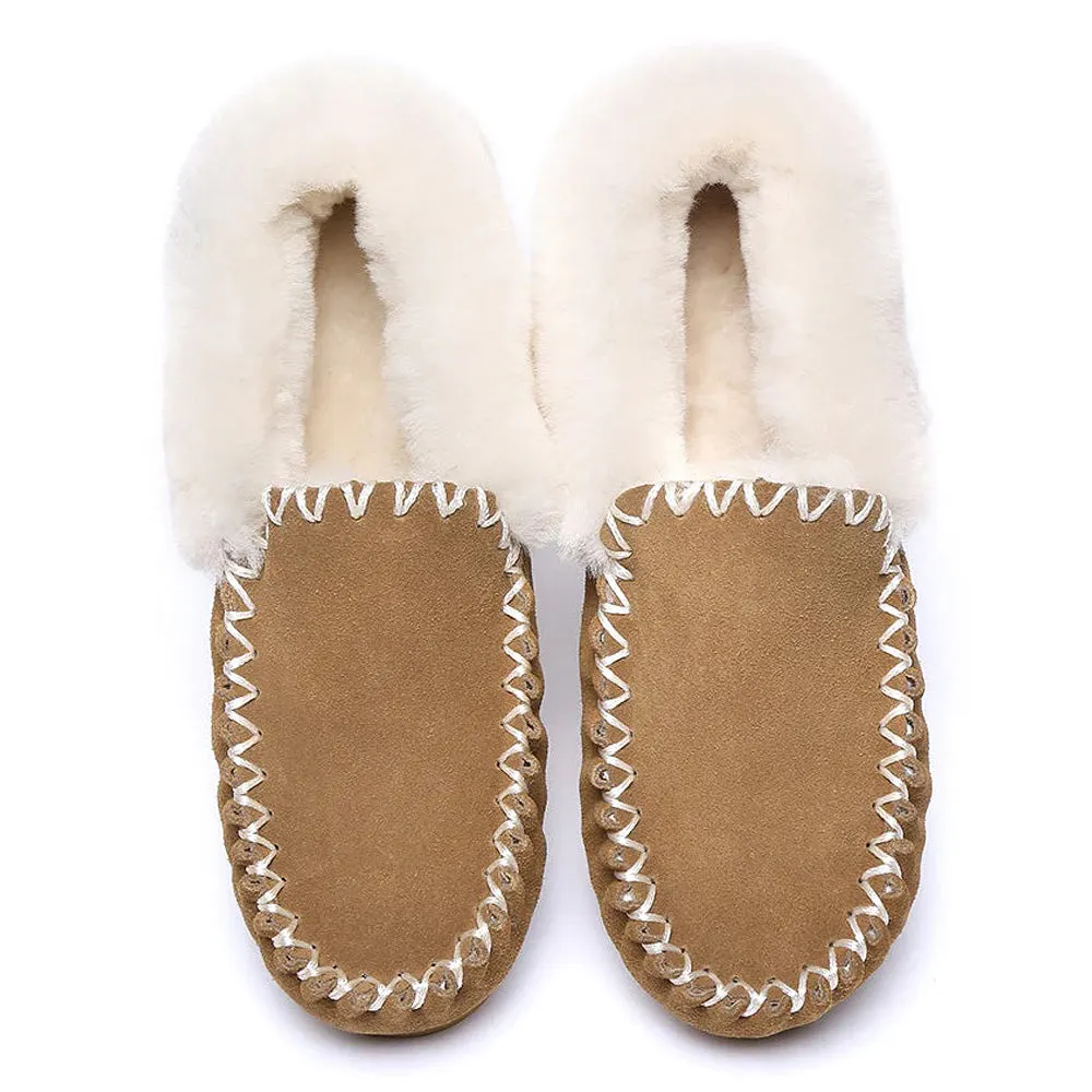 Australian Shepherd UGG MENS POPO MOCCASINS BIG SIZE #AS2024