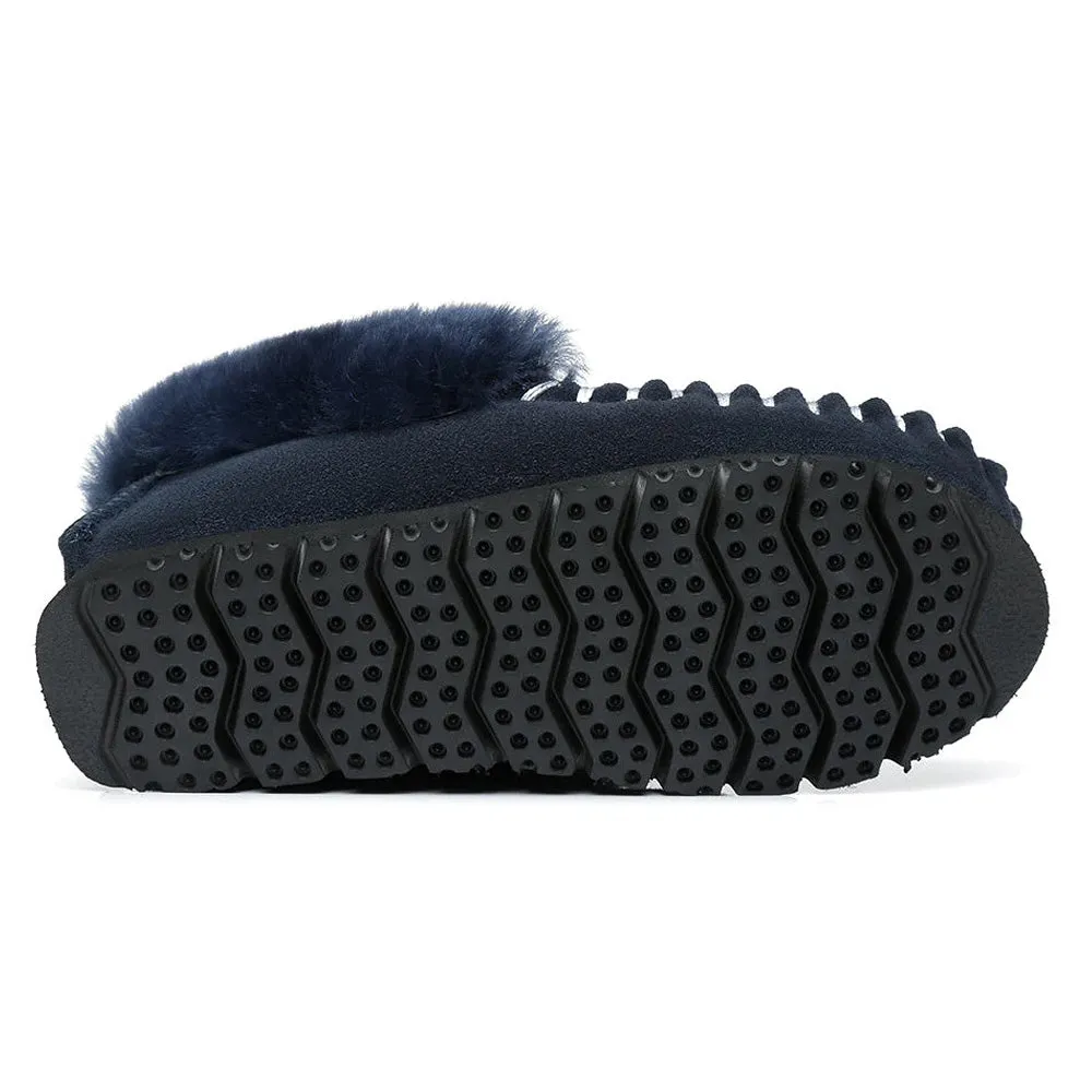 Australian Shepherd UGG MENS POPO MOCCASINS BIG SIZE #AS2024