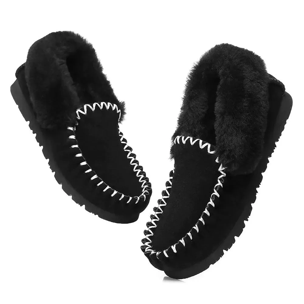 Australian Shepherd UGG MENS POPO MOCCASINS BIG SIZE #AS2024
