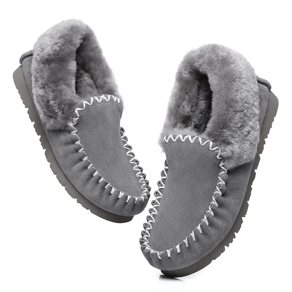 Australian Shepherd UGG MENS POPO MOCCASINS BIG SIZE #AS2024
