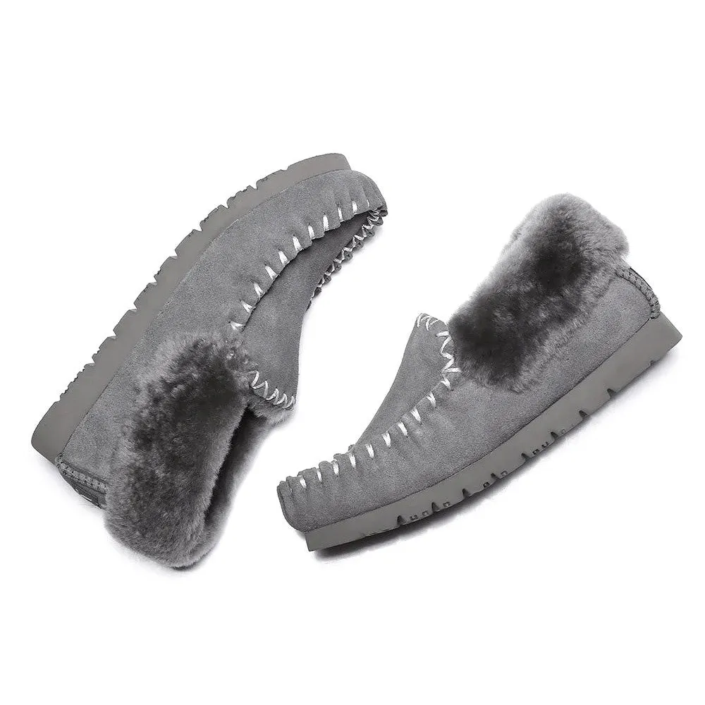 Australian Shepherd UGG MENS POPO MOCCASINS BIG SIZE #AS2024