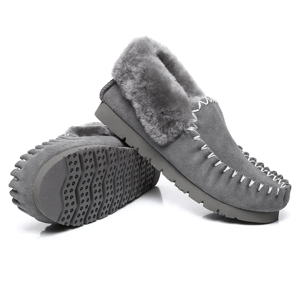 Australian Shepherd UGG MENS POPO MOCCASINS BIG SIZE #AS2024