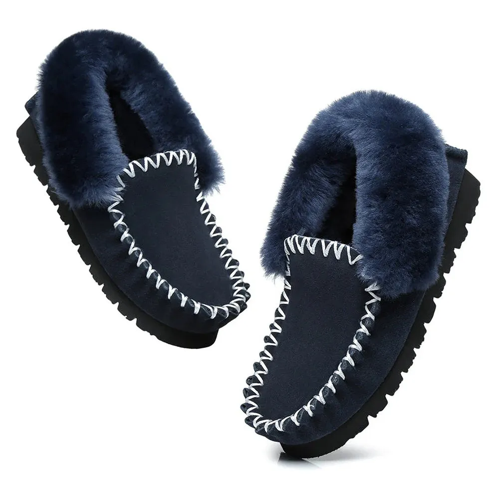 Australian Shepherd UGG MENS POPO MOCCASINS BIG SIZE #AS2024