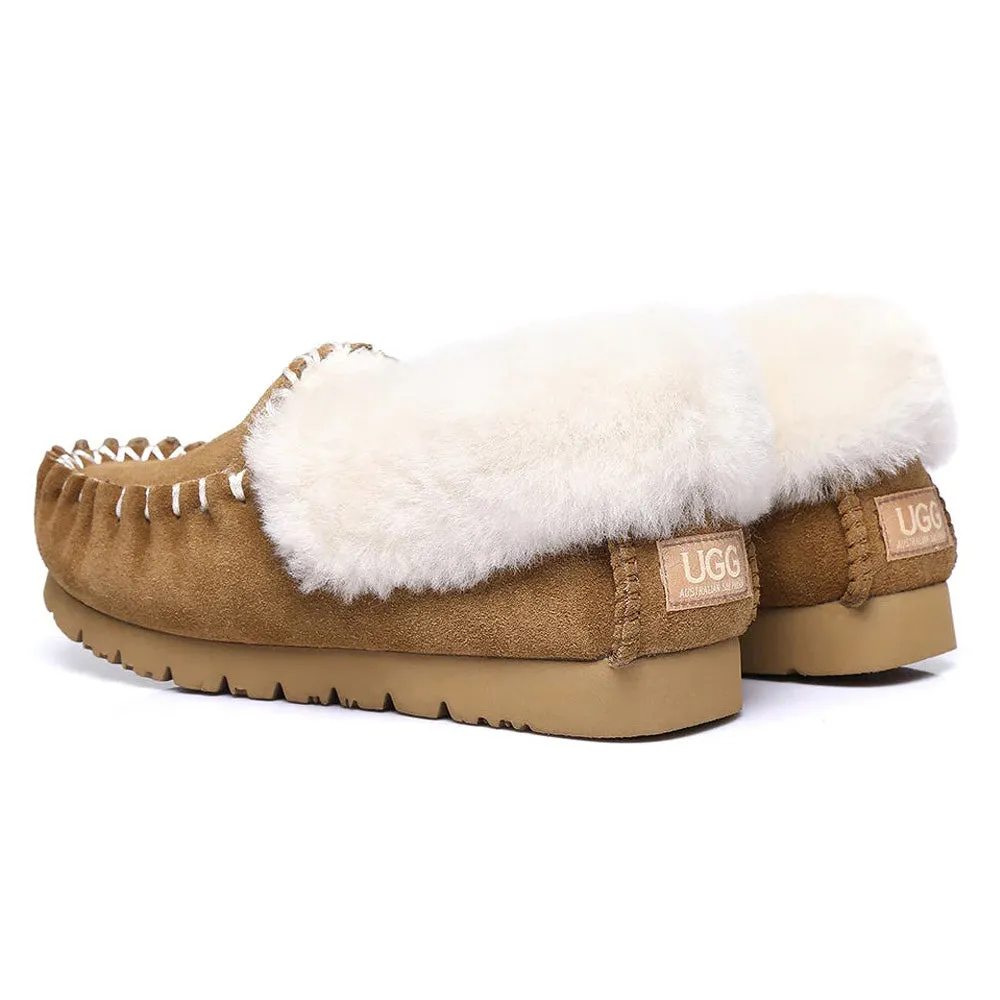 Australian Shepherd UGG MENS POPO MOCCASINS BIG SIZE #AS2024