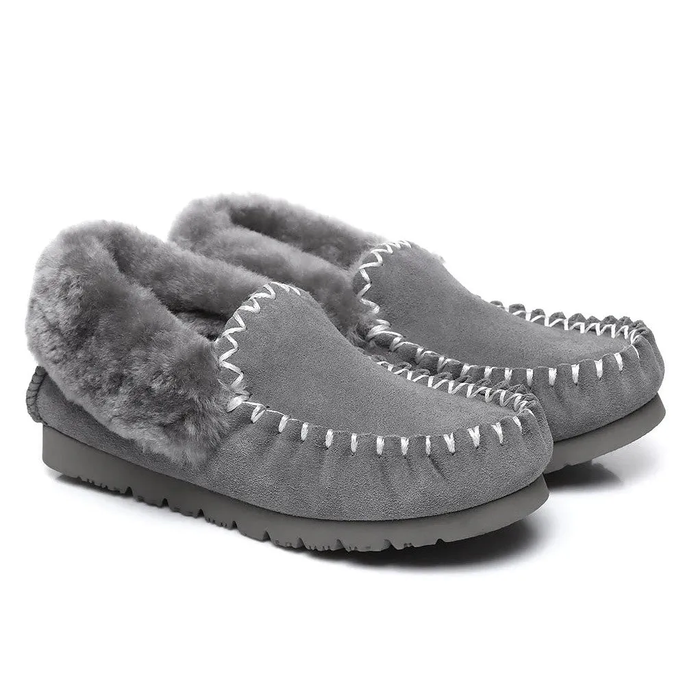 Australian Shepherd UGG MENS POPO MOCCASINS BIG SIZE #AS2024