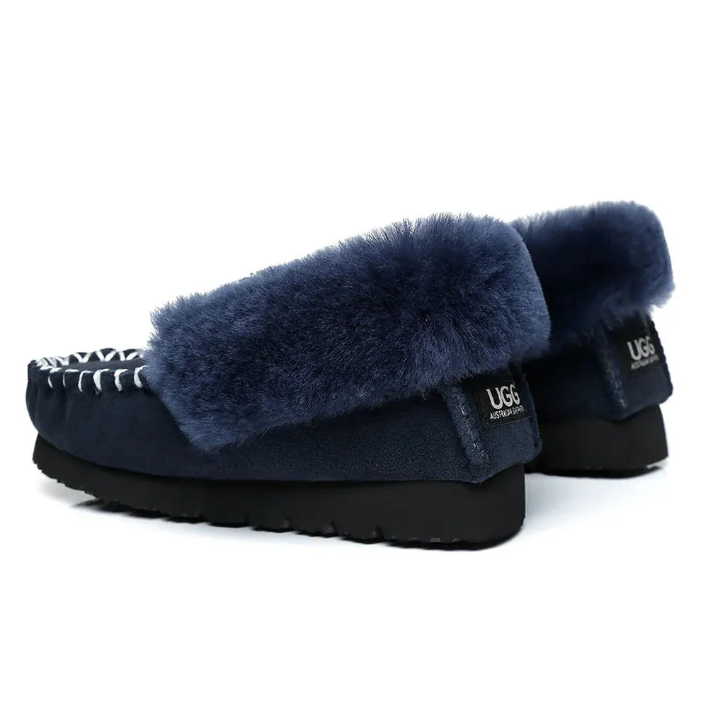 Australian Shepherd UGG MENS POPO MOCCASINS BIG SIZE #AS2024