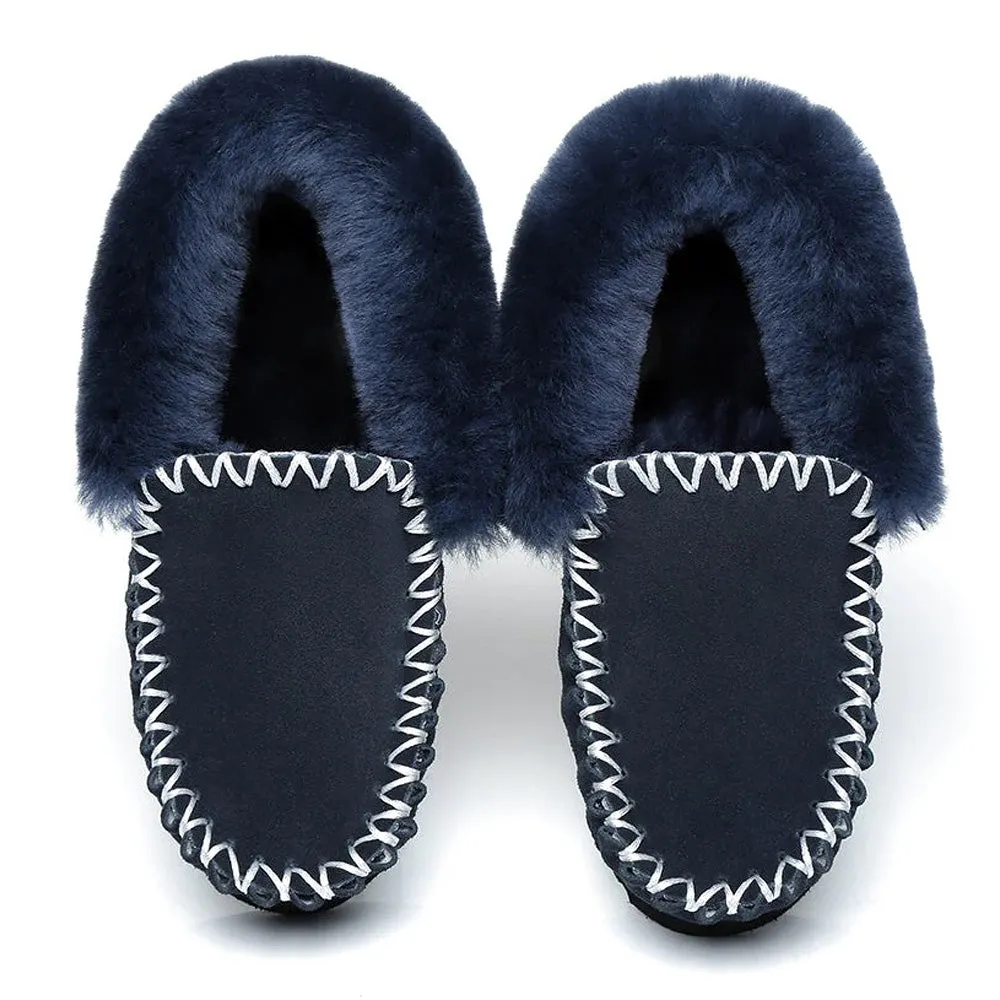 Australian Shepherd UGG MENS POPO MOCCASINS BIG SIZE #AS2024