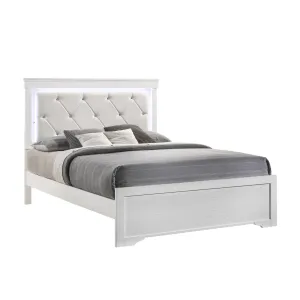 Brooklyn White Collection Queen Platform Bed