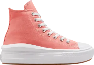 Converse Wmns Chuck Taylor All Star Move Platform High Lawn Flamingo Sneakers, Orange
