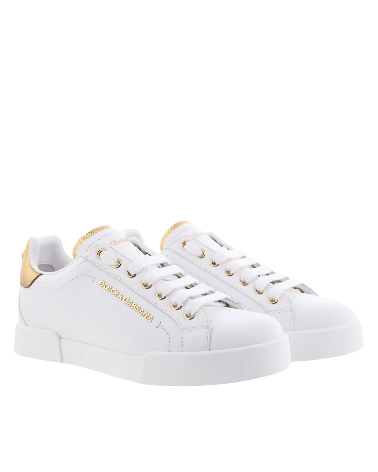 Dames Portofino Sneaker Wit/Goud