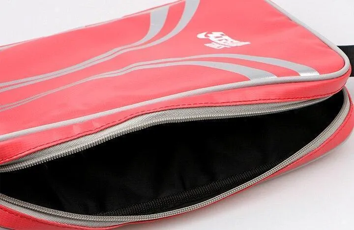 DHS Rectangle Table Tennis Bat Case Red