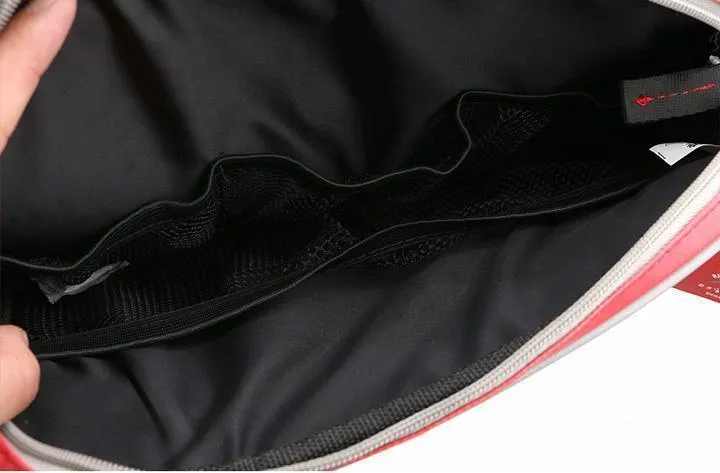 DHS Rectangle Table Tennis Bat Case Red