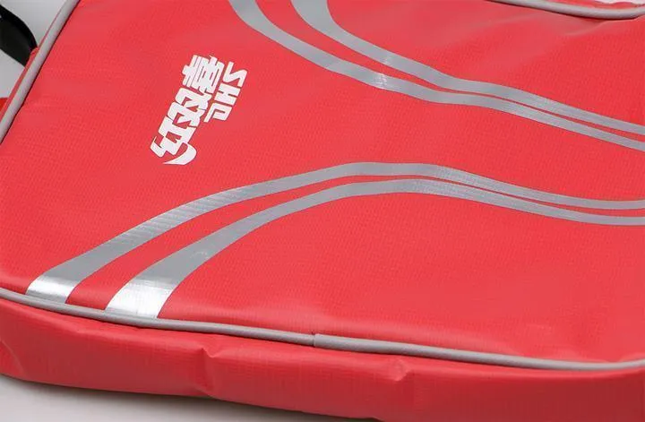 DHS Rectangle Table Tennis Bat Case Red