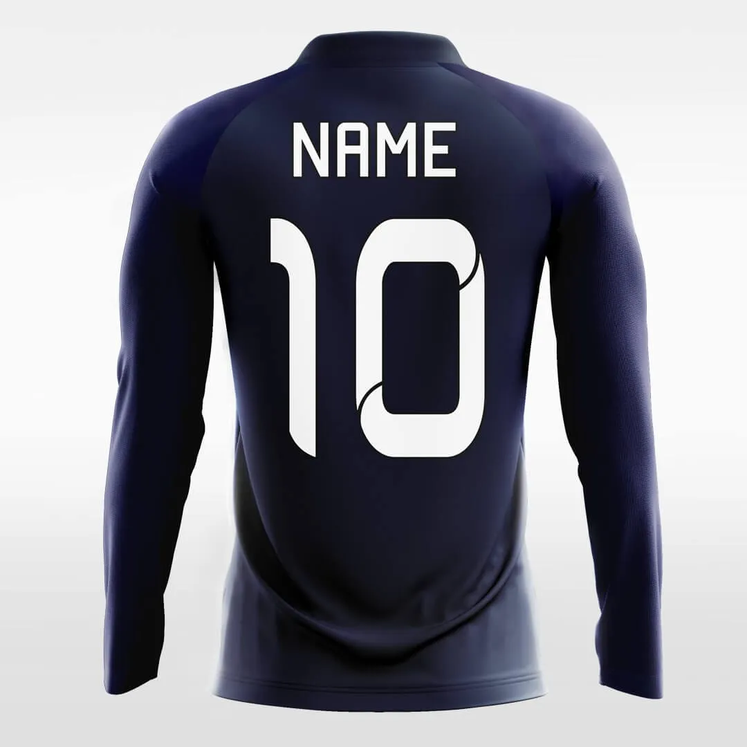 Flag - Customized Men's Sublimated Long Sleeve Soccer Jersey