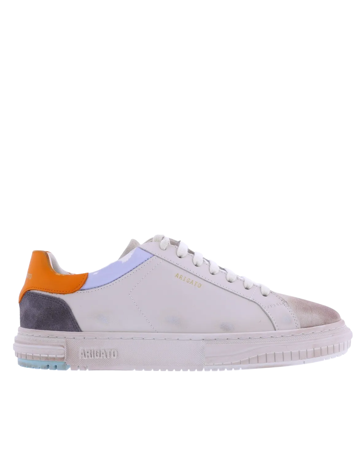Heren Atlas Distressed Sneaker Wit