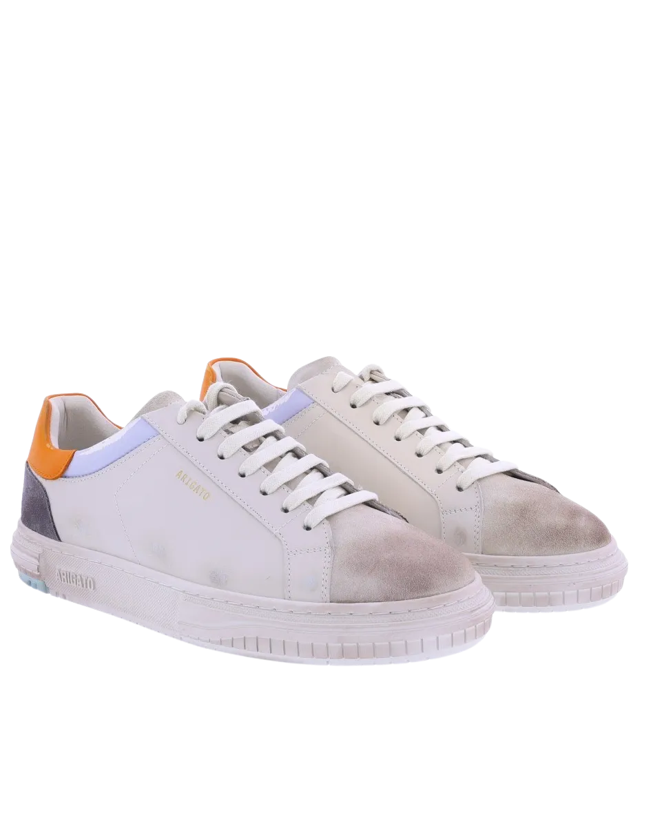 Heren Atlas Distressed Sneaker Wit