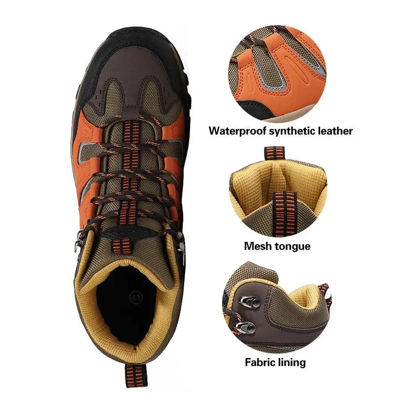Hiking Men's Casual Shoes LCLS0224 Outdoor Trekking Sneakers Boots