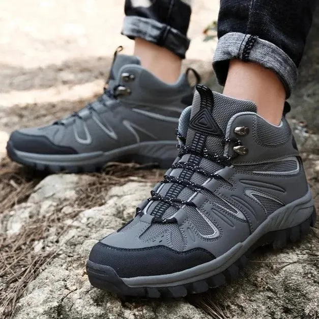 Hiking Men's Casual Shoes LCLS0224 Outdoor Trekking Sneakers Boots