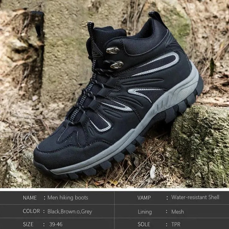 Hiking Men's Casual Shoes LCLS0224 Outdoor Trekking Sneakers Boots