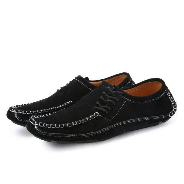 Leather Handmade Loafers Men's Casual Shoes JOS0212