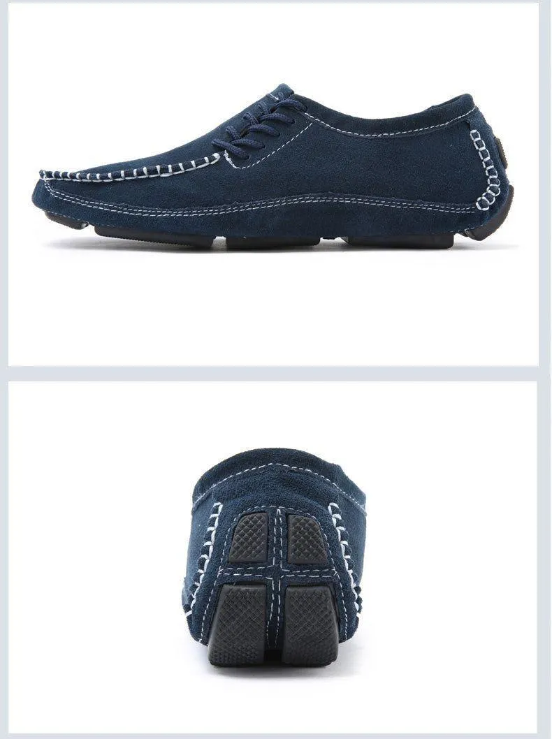 Leather Handmade Loafers Men's Casual Shoes JOS0212
