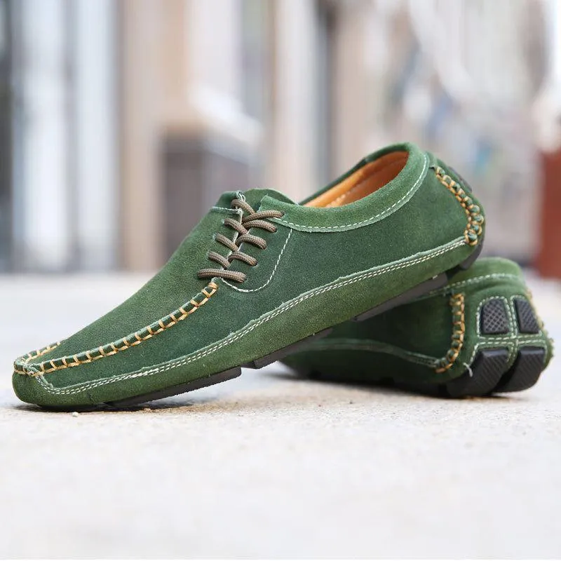 Leather Handmade Loafers Men's Casual Shoes JOS0212