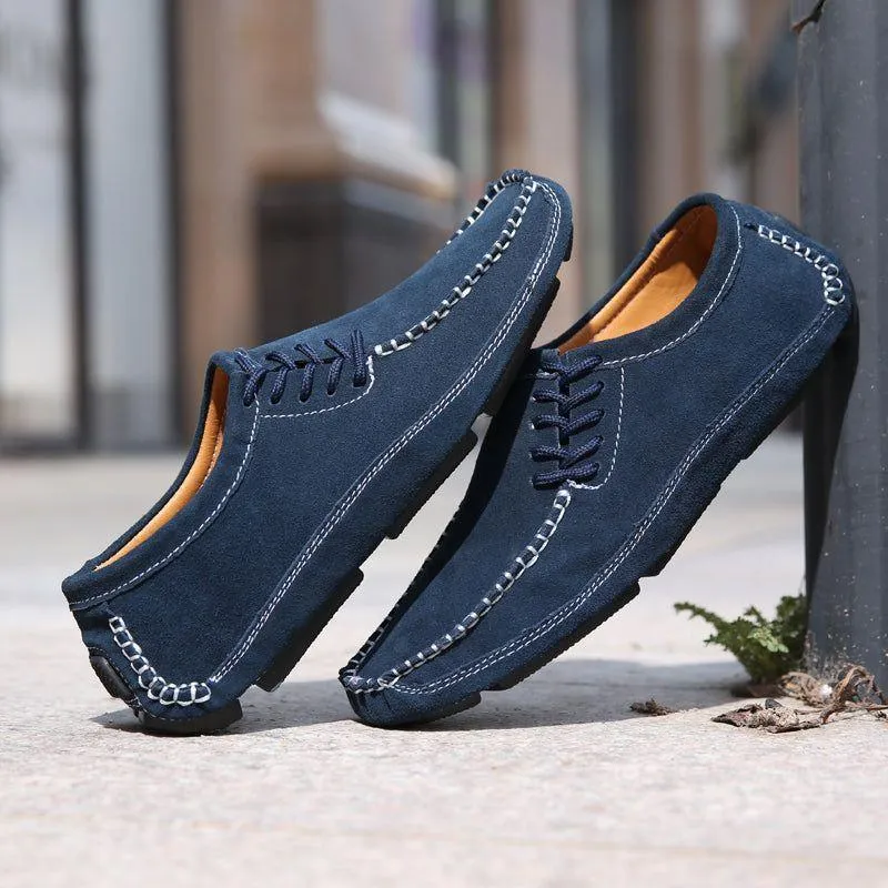 Leather Handmade Loafers Men's Casual Shoes JOS0212