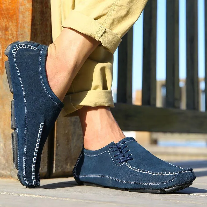 Leather Handmade Loafers Men's Casual Shoes JOS0212
