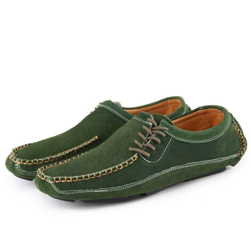 Leather Handmade Loafers Men's Casual Shoes JOS0212