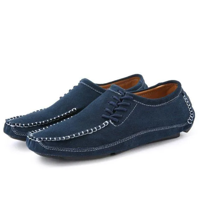 Leather Handmade Loafers Men's Casual Shoes JOS0212